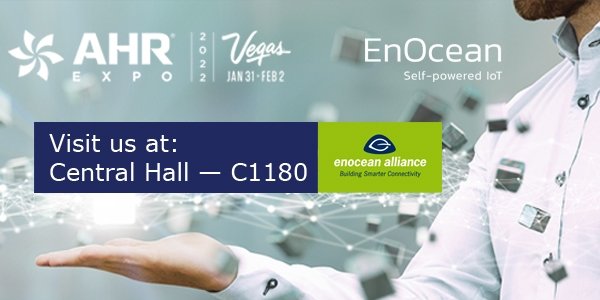 EnOcean at AHR 2022: battery-free, wireless and maintenance-free sensor solutions for HVAC